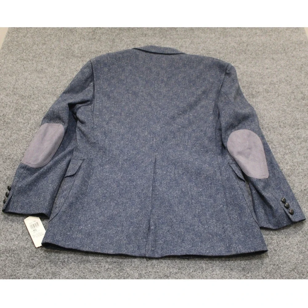NWT Vintage Pendleton Wool Blazer Jacket Mens‎ Size 40 Blue Tweed Made in USA